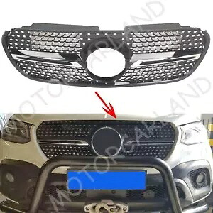 車のフロントバンパーグリルグリルブラックメルセデスベンツ X クラス W470 2017-2019 Car Front Bumper Grille Grill Black For Mercedes Benz X-Class W470 2017-2019 【並行輸入品】|カスタムパーツ WORLD倉庫