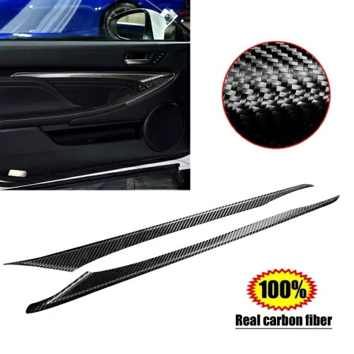カーボンファイバーインテリアサイドドアストリップレクサス RC200T RC300 RC350 2015-2022 LHD Carbon Fiber Interior Side Door Strip For Lexus RC200T RC300 RC350 2015-2022 LHD 【並行輸入品】