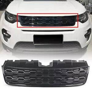 フロントバンパーアッパーラジエーターグリルランドローバーディスカバリースポーツ 2015-19 ブラック Front Bumper Upper Radiator Grille For Land Rover Discovery Sport 2015-19 Black 【並行輸入品】