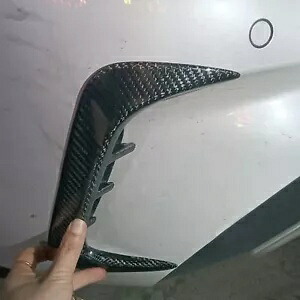 カーボンファイバーリアバンパースポイラーエアベントトリムカバー 19-22 BMW 3 シリーズ G20 用 Carbon Fiber Rear Bumper Spoiler Air Vent Trim Cover for 19-22 BMW 3 Series G20 【並行輸入品】