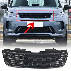 ランドローバーディスカバリースポーツ 2020-21 ブラックフロントバンパーアッパーラジエーターグリル For Land Rover Discovery Sport 2020-21 Black Front Bumper Upper Radiator Grille 【並行輸入品】