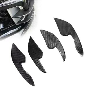 カーボンファイバーフロントバンパースプリッターカナードフィンリップアウディ A6 RS6 RS7 2012-17 Carbon Fiber Front Bumper Splitter Canards Fins Lip For Audi A6 RS6 RS7 2012-17 【並行輸入品】