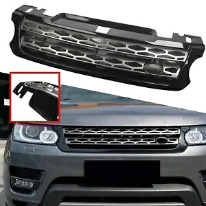 ランドローバーレンジローバースポーツ 2014-2017 フロントグリルバンパーハニーコームメッシュ For Land Rover Range Rover Sport 2014-2017 Front Grille Bumper Honey Comb Mesh 【並行輸入品】