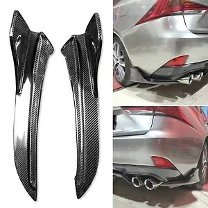 カーボンファイバーリアバンパーサイドコーナーエクステンションカバーフィットレクサス IS250 IS300 17-19 Carbon Fiber Rear Bumper Side Corner Extension Cover Fit Lexus IS250 IS300 17-19 【並行輸入品】｜カスタムパーツ WORLD倉庫