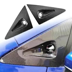 2xカーボンファイバーAピラーウィンドウトライアングルカバートリムフォルクスワーゲンゴルフGK5 14-20用 2xCarbon Fiber A-Pillar Window Triangle Cover Trim For Volkswagen Golf GK5 14-20 【並行輸入品】