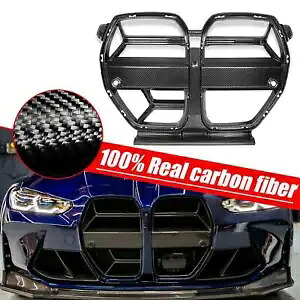 リアルカーボンファイバー CSL スタイル ノーズグリル グリル 2021-24 BMW M3 G80 M4 G82 G83 REAL CARBON FIBER CSL STYLE NOSE GRILL GRILLE FOR 2021-24 BMW M3 G80 M4 G82 G83 【並行輸入品】
