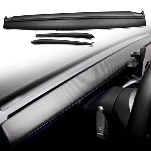テスラモデル 3/Y マットブラックカーボンファイバーダッシュ交換とドアトリム 2023 For Tesla Model 3/Y Matte Black Carbon Fiber Dash Replacement and Door Trim 2023 【並行輸入品】|カスタムパーツ WORLD倉庫