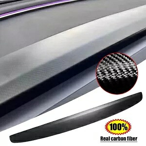 3K リアルカーボンファイバーマットダッシュボードパネルカバーテスラモデル 3 2023-2024 3K Real Carbon Fiber Matte Dashboard Panel Cover For Tesla Model 3 2023-2024 【並行輸入品】