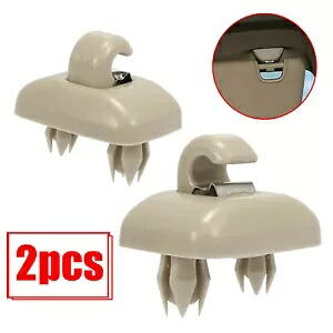 サンバイザークリップ ベージュ アウディ A3 A4 A5 Q5 A7 B6 B7 B8 S4 S5 TT 8E0857562A Sun Visor Clip Beige for Audi A3 A4 A5 Q5 A7 B6 B7 B8 S4 S5 TT 8E0857562A 【並行輸入品】
