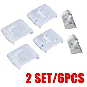 6 X/セットシートレールランナークリップスライダーガイドピース MK1 MK2 MK3 ゴルフ Corrad 6 X/set Seat Rail Runner Clip Slider Guide Piece For MK1 MK2 MK3 Golf Corrad 【並行輸入品】