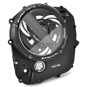 クリアクラッチカバープレッシャープレートハスクバーナヴィットピレン 401 2021-2023 ブラック Clear Clutch Cover Pressure Plate For Husqvarna vitpilen 401 2021-2023 Black 【並行輸入品】