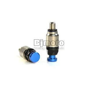 M5 x 0.8mm オートバイフロントフォークブリーダーエアバルブバイクダートバイクブルー M5 x 0.8mm Motorcycle Front Fork Bleeder Air Valves Motorbikes Dirt Bikes Blue 【並行輸入品】