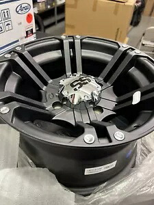 ITP SS212 ブラック ATV ホイール 14x8 4/137 (5+3) 12mm PN#1422235536B ITP SS212 Black ATV Wheel 14x8 4/137 (5+3) 12mm PN#1422235536B 【並行輸入品】
