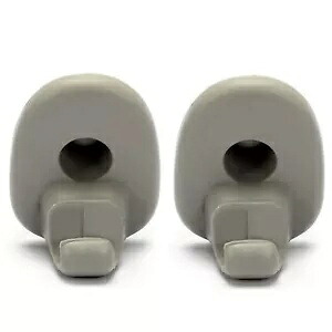 2 個 05-12 ジープリバティ & ダッジ ニトロ サンバイザー クリップ リテーナー交換用 2Pcs For 05-12 Jeep Liberty & Dodge Nitro Sun Visor Clips Retainer Replacement 【並行輸入品】