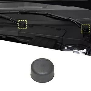 レンジローバー EVOQUE フロントワイパーアームナットキャップ Blakc LR000085 に適合 FIT FOR RANGE ROVER EVOQUE Front Wiper Arm Nut Cap Blakc LR000085 【並行輸入品】