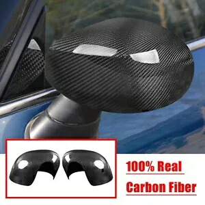 クーパー F54 F55 F56 F57 F60 20-23 リアルカーボンファイバー車のサイドミラーカバーキャップ For Cooper F54 F55 F56 F57 F60 20-23 Real Carbon Fiber Car Side Mirror Cover Cap 【並行輸入品】