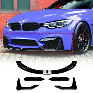 ブラックフロントバンパースポイラーサイドエアベントトリム BMW F80 M3 F83 F82 M4 2015-20 Black Front Bumper Spoiler Side Air Vent Trim For BMW F80 M3 F83 F82 M4 2015-20 【並行輸入品】