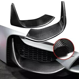 カーボンファイバーフロントバンパースプリッターリップ 2015-2020 BMW F80 M3 / F82 F83 M4 Carbon Fiber Front Bumper Splitters Lip For 2015-2020 BMW F80 M3 / F82 F83 M4 【並行輸入品】