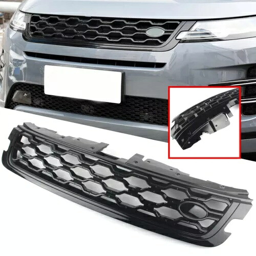 レンジローバーイヴォーク 2020 2021 2022 フロントラジエーターグリルグリルメッシュに適合。 Fit for Range Rover Evoque 2020 2021 2022 Front Radiator Grille Grill Mesh 【並行輸入品】|カスタムパーツ WORLD倉庫