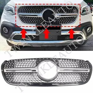 車のフロントバンパーグリルグリルベンツ X クラス W470 X470 X250D X350D 2017-2019 Car Front Bumper Grille Grill For Benz X-Class W470 X470 X250D X350D 2017-2019 【並行輸入品】