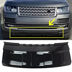 ブラック フロントバンパー スキッド プレート ガード カバー 2013-2017 ランドローバー レンジローバー用 Black Front Bumper Skid Plate Guard Cover For 2013-2017 Land Rover Range Rover 【並行輸入品】