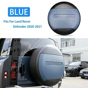 ABS タスマン ブルー スペアタイヤ タイヤ カバー ランドローバー ディフェンダー 90 110 に適合 ABS Tasman Blue Spare Tyre Tire Cover Fits For Land Rover Defender 90 110 【並行輸入品】