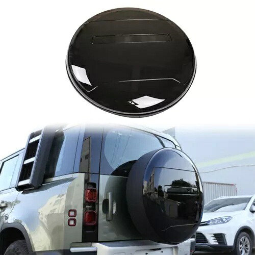 リアスペアタイヤタイヤホイールカバーランドローバーディフェンダー 2020-21 ABS グロスブラック Rear Spare Tyre Tire Wheel Cover For Land Rover Defender 2020-21 ABS Gloss Black 【並行輸入品】｜カスタムパーツ WORLD倉庫
