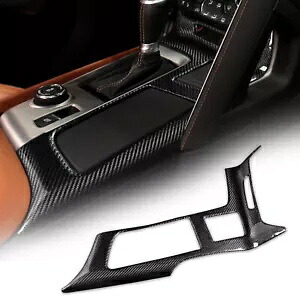 ハードカーボンファイバーセンターギアシフトパネルカップホルダーカバーコルベット C7 14-19 Hard Carbon Fiber Center Gear Shift Panel Cup Holder Cover For Corvette C7 14-19 【並行輸入品】