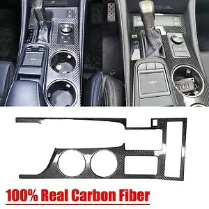 カーボン中央コンソールギアシフトパネルトリム 2015-2018 レクサス RC200 350 RC F Carbon Central Console Gear Shift Panel Trim For 2015-2018 Lexus RC200 350 RC F 【並行輸入品】