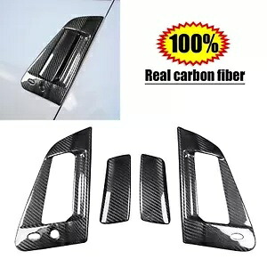 リアルドライカーボンファイバー外装ドアハンドルカバー日産 370Z Z34 2009-2021 Real Dry Carbon Fiber Exterior Door Handle Cover For Nissan 370Z Z34 2009-2021 【並行輸入品】｜カスタムパーツ WORLD倉庫
