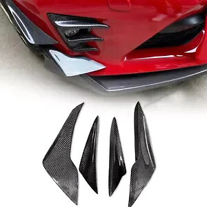 4 個カーボンファイバーフロントバンパースポイラーエアベントカバートヨタ GT86 17-20 4pcs Carbon Fiber Front Bumper Spoiler Air Vent Cover For Toyota GT86 17-20 【並行輸入品】|カスタムパーツ WORLD倉庫