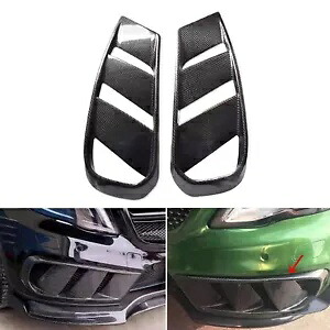 2x カーボンファイバーフロントバンパーグリルフォグライトカバーベンツ GLA45 AMG X156 14-19 2x Carbon Fiber Front Bumper Grill Fog Light Cover For Benz GLA45 AMG X156 14-19 【並行輸入品】|カスタムパーツ WORLD倉庫