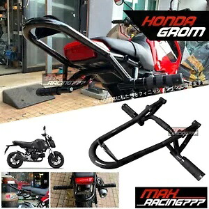 新しいホンダグロム 21-2022 サブケージブラックテールバークラッシュケージモータープロスタントパーツ New Honda Grom 21-2022 Subcage Black Tail Bar Crash cage Motor Pro Stunt Part 【並行輸入品】
