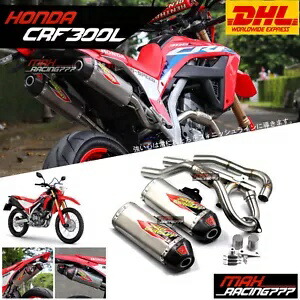 ダブルエキゾースト フルシステム ステンレス ホンダ CRF300L ラリー RL 20-22 DOUBLE EXHAUST FULL SYSTEM STAINLESS STEEL HONDA CRF300L RALLY RL 20-22 【並行輸入品】