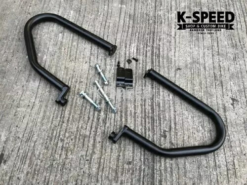 Diabolus クラッシュ バー フォールリング キット ?ブラック ロイヤル エンフィールド GT650 & インターセプター 650 に適合 Diabolus Crash Bar Falling Kit ?Black Fit Royal Enfield GT650 & Interceptor 650 【並行輸入品】