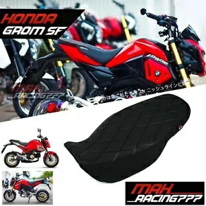 交換用デュアルブラックシートパッドステッチカスタムホンダグロムMSX SF 125 2017-20 REPLACEMENT DUAL BLACK SEAT PAD STITCH CUSTOM HONDA GROM MSX SF 125 2017-20 【並行輸入品】