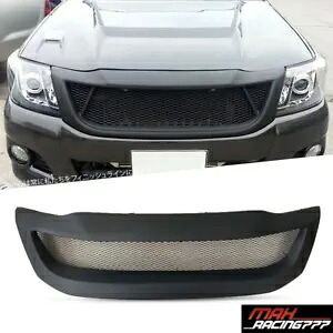 フロントグリルグリルマットブラックネットフィットトヨタハイラックスヴィーゴチャンプ Mk7 2012-2014 Front Grill Grille Matte Black Net FIT For Toyota Hilux Vigo Champ Mk7 2012-2014 【並行輸入品】|カスタムパーツ WORLD倉庫