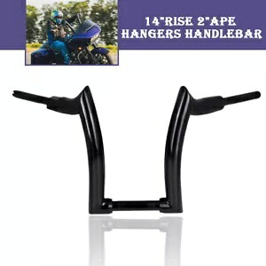 14インチ ライズ 2インチ エイプ ハンガー ハンドルバー ホンダ VT1300CXE フューリーに適合 14'' Rise 2" Ape Hanger Handlebar Fit For Honda VT1300CXE Fury 【並行輸入品】｜カスタムパーツ WORLD倉庫 58,080円