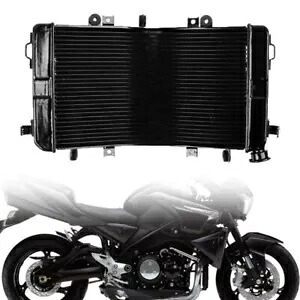 ラジエーター エンジン クーラー アルミニウム ブラック スズキ B-King ABS GSX1300BKA に適合 Radiator Engine Cooler Aluminum Black Fits For Suzuki B-King ABS GSX1300BKA 【並行輸入品】