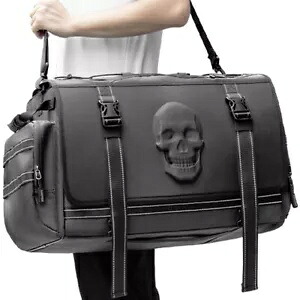 リアテールシートバッグモーター拡張可能なテールバッグリアブラック荷物バッグモト用 Rear Tail Seat Bag Motor Expandable Tail Bags Rear Black Luggage Bag For Moto 【並行輸入品】