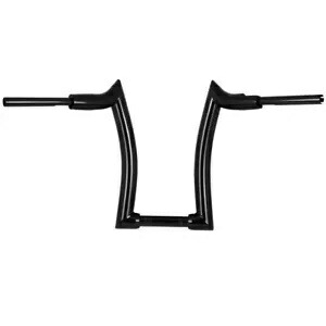 16 ''ライズハンドルバーブラックオートバイハンドルバーハーレーワイドグライドに適合 16'' Rise Handlebar Black Motorcycle Handle bars Fit For Harley Wide Glide 【並行輸入品】