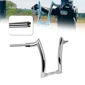16 インチ ライズ ハンドルバー オートバイ クローム ハンドル バー オートバイ エイプ ハンガー 16'' Rise Handlebar Motorcycle Chrome Handle bars Motorcycle Ape Hanger 【並行輸入品】