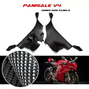 カーボンファイバーインナーサイドダクトフェアリングカバーパネル DUCATI Superleggera V4 2021用 Carbon Fiber Inner Side Duct Fairing Cover Panel for DUCATI Superleggera V4 2021 【並行輸入品】