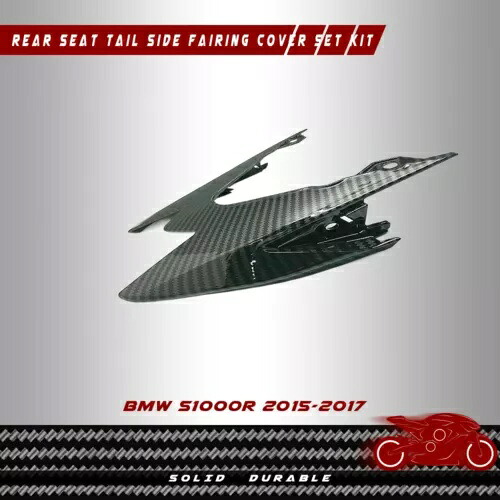 カーボンファイバー後部座席テールサイドフェアリングカバーセットキット BMW S1000R 2015-2017用 Carbon Fiber Rear Seat Tail Side Fairing Cover Set Kit For BMW S1000R 2015-2017 【並行輸入品】