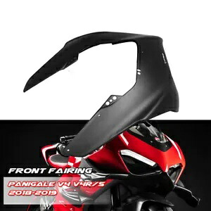 リアルカーボンファイバーフロントノーズフェアリングカバーパネル Ducati Superleggera V4 2021用 Real Carbon Fiber Front Nose Fairing Cover Panel for Ducati Superleggera V4 2021 【並行輸入品】