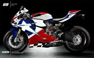 Motorrad ボディワーク フェアリング キット カウリング フィット ドゥカティ 1199 12-14 ブルー ホワイト ブラック Motorrad Bodywork Fairing Kits Cowling Fit Ducati 1199 12-14 blue white black 【並行輸入品】|カスタムパーツ WORLD倉庫