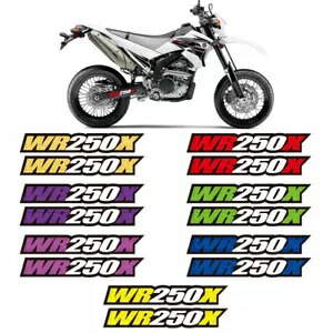 WR250X R 外装セット　ヴェノム　フルオーダー　スイングアームデカール他 WR250X R 外装セット ヴェノム フルオーダー スイングアーム