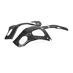 スズキ GSXR600 GSXR750 2006-2010 フレームカバープロテクターカーボンファイバー For SUZUKI GSXR600 GSXR750 2006-2010 Frame Cover Protector Carbon Fiber 【並行輸入品】