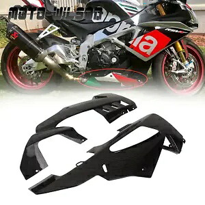 アプリリア RSV4 RR/RF 2016 100% カーボンファイバー下部サイドパネル保護光沢 For Aprilia RSV4 RR/RF 2016 100% Carbon Fiber Lower Side Panel Protect Gloss 【並行輸入品】