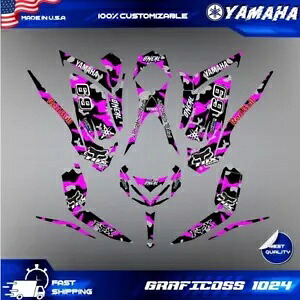 ヤマハ ラプター 700 700R グラフィックスキット 2013 2014 2017 から 2023 デカールステッカー atv Yamaha Raptor 700 700R graphics kit 2013 2014 2017 to 2023 decals stickers atv 【並行輸入品】